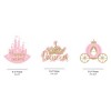 Big Dot of Happiness Little Princess Crown - DIY Shaped Pink and Gold Princess Baby Shower or Birthday Party Cut-Outs - 24 Count - 2 of 4