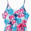 PATPAT Disney Stitch Family Matching Outfits Sleeveless Dresses, Shirts & Onesies with Tropical Hawaiian Floral Print - 3 of 4