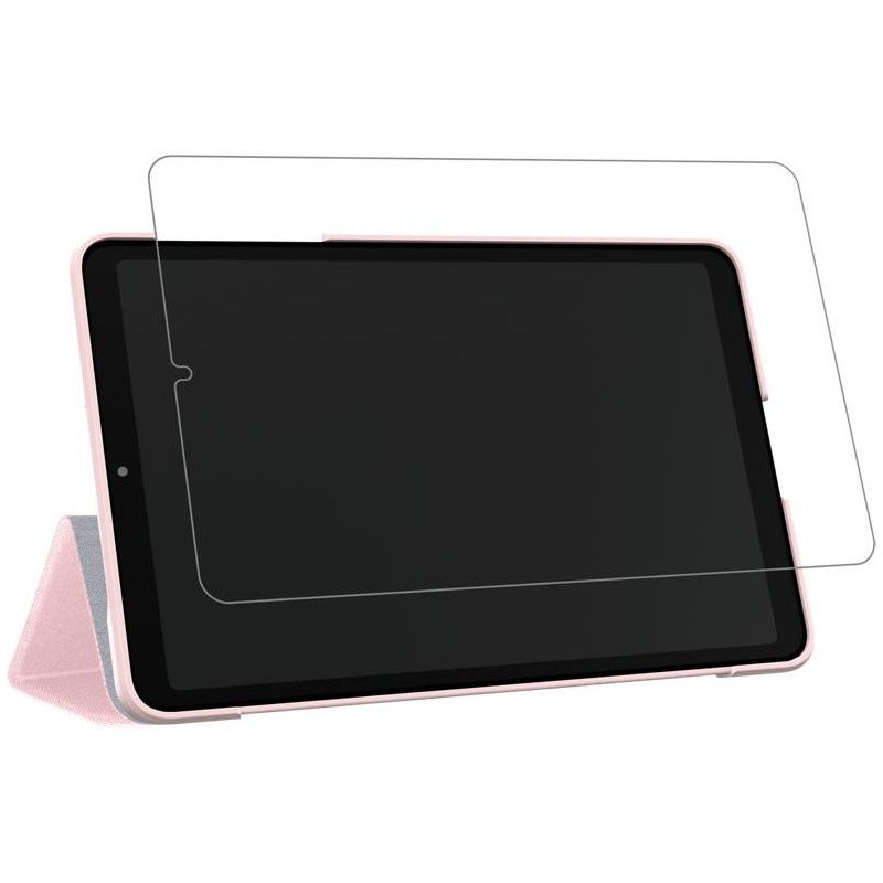 Verizon Folio Case & Tempered Glass Screen Protector Bundle for Galaxy Tab A 8.4 - Pink, 3 of 4