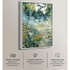 Art Remedy Green Moss Monet Garden Green Abstract Wall Art Framed - 3 of 4