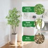 5 FT Artificial Trees, Tall Faux Banyan Tree with White Planter, Artificial Ficus Tree Tropical Plant for Home Office Living Room - 3 of 4