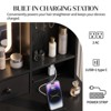 Vanity Desk with Lighted Mirror 8 Drawers Makeup Vanity Table with 3 ...