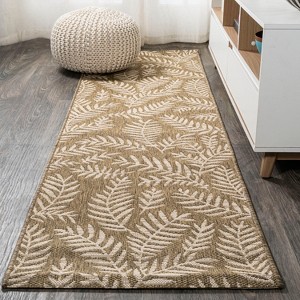JONATHAN Y Nevis Palm Frond Indoor/Outdoor Area Rug - 1 of 4