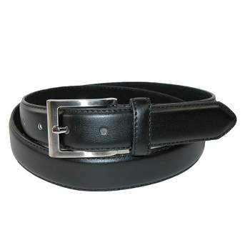 Danbury Men's Comfort Stretch Leather Braided Belt, 32, Black