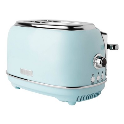 Haden Heritage 2-Slice Wide Slot Stainless Steel Toaster - Turquoise
