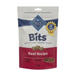 Blue Buffalo Bits Soft Dog Treats for Training, Enhanced with DHA, 11-oz. Bag, Pack of 2 - 1 of 4