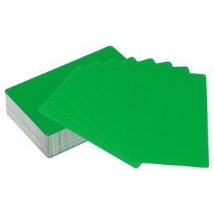 Unique Bargains Metal Blank Laser Engrave Printable DIY Name Cards 100 Pcs - 1 of 4