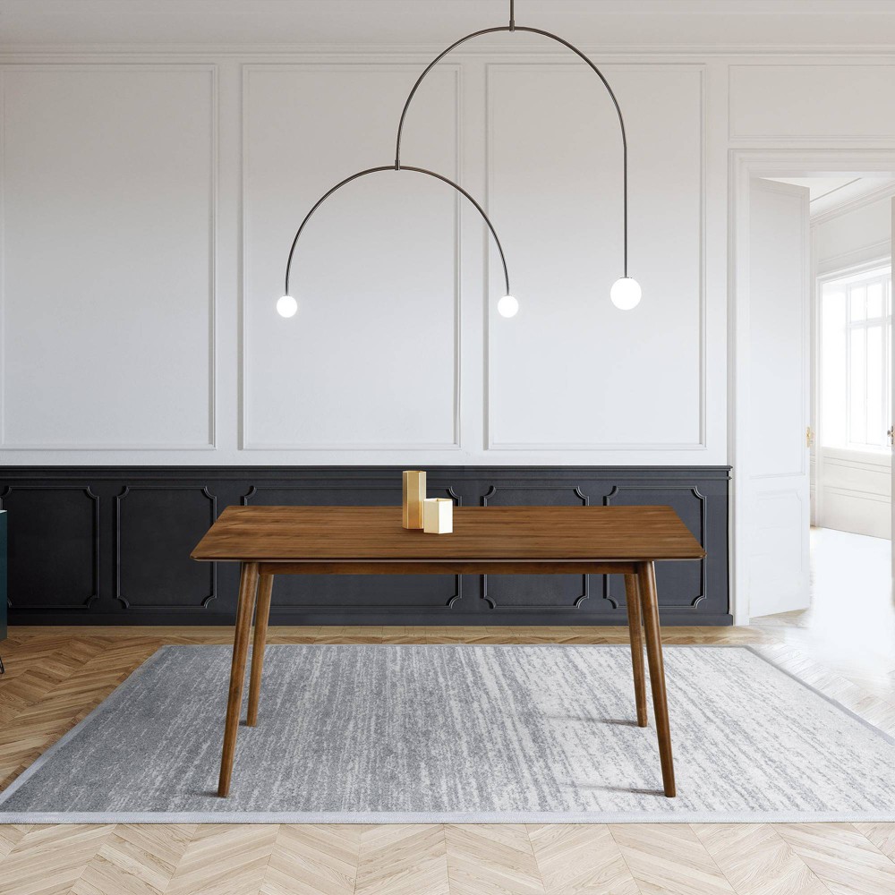 59" Westmont Rectangular Wood Dining Table Walnut - Armen Living