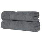 Cotton Highly Absorbent Solid 2-Piece Ultra-Plush Bath Sheet Set by Blue Nile Mills