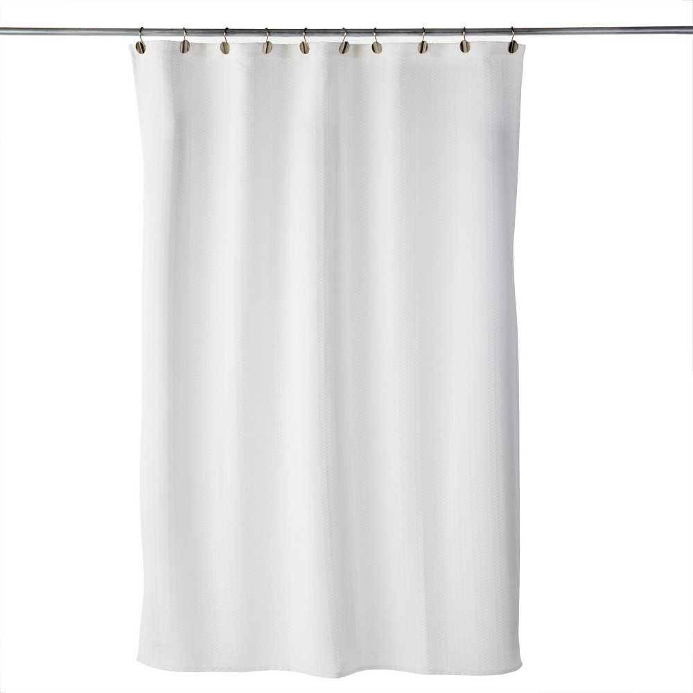 Photos - Shower Curtain Longborough  White - SKL Home