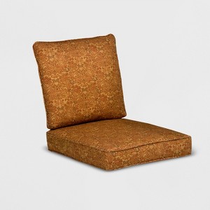 Madaga Outdoor Conversation/Deep Seating Cushion Set Gold Floral - Grand Basket