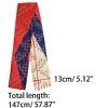 Allegra K Women's Polka Dot Long Skinny Double-Sided Scarf 57.87*5.12"(L*W) - 3 of 4
