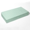 Bacati - Mint Stripes Muslin 100 percent Cotton Universal Baby US Standard Crib or Toddler Bed Fitted Sheet - 2 of 4
