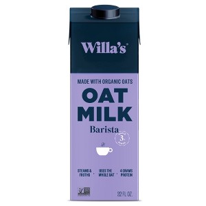 Willa's Barista Blend Oat Milk - 32oz - 1 of 4