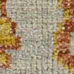 aqua, blue, yellow, light pink, rust, grass green