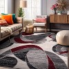 World Rug Gallery Modern Geometric Circular Harmony Area Rug - 2 of 4