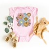 The Juniper Shop Flower Smiley Face Baby Bodysuit - 2 of 2