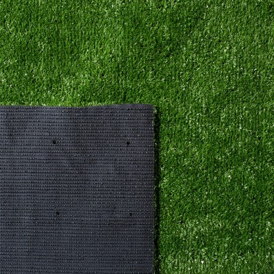 Vista Green Synthetic Turf Indoor/Outdoor Runner Rug