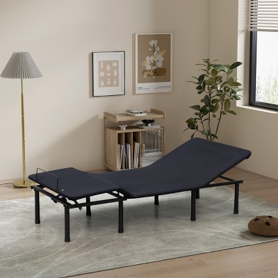 GDFStudio Sapphire Modern Motorized Head Foot Incline Adjustable Bed Base with Wireless Remote