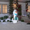 Gemmy Christmas Inflatable Olaf with Trees, 5.5 ft Tall, Multi - 2 of 4