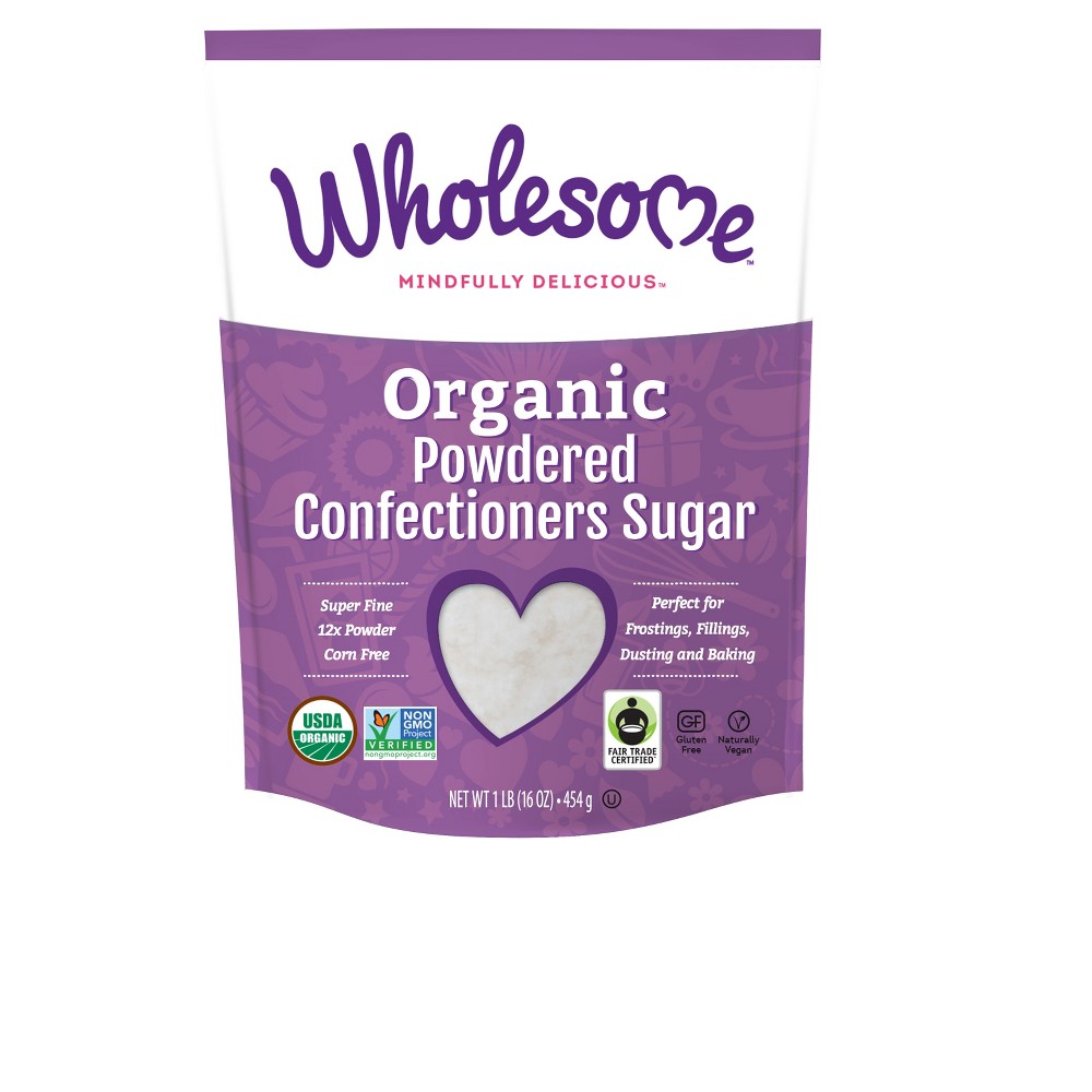 UPC 012511320041 product image for Wholesome Organic Powdered Sugar 1LB | upcitemdb.com