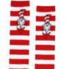 The Cat In The Hat Women's Striped Character Face Knee High Sock Multicolored - image 3 of 4