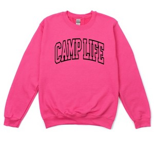 Simply Sage Market Women's Camp Life Varsity Gildan Sweatshirt - 1 of 2