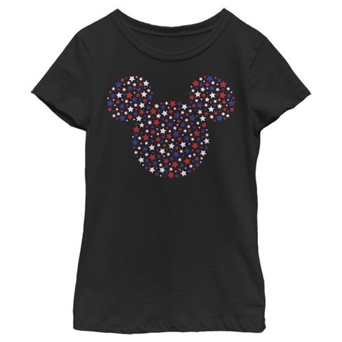 Girl's Disney Mickey and Friends Starry Silhouette T-Shirt - image 1 of 4