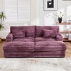 Polibi Oversized Double Chaise Lounge Sofa with Cup Holders and USB Ports - 2 of 4