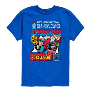 Boys' - Marvel - Spider-Man Comic Short Sleeve Graphic T-Shirt - 1 of 4