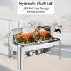 9 QT Roll Top Chafing Dish Buffet Set,Food-Grade Stainless Steel Commercial Chafer for Catering,and Weddings,Visible Lid,[2 Half Sized Pans]Included - 4 of 4