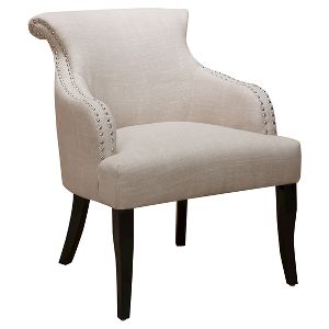 Filmore Fabric Armchair Light Beige Christopher Knight Home Target