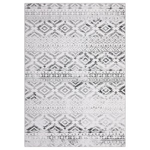 Area Rug Machine Washable Rug Vintage Ultra-Thin Low Pile Rugs Non Slip Non Shedding Rug Foldable Indoor Carpet for Bedroom Living Room - 1 of 4