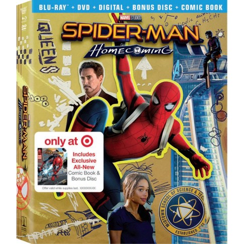 Spider Man Homecoming Target Exclusive Comic Book Bonus Content