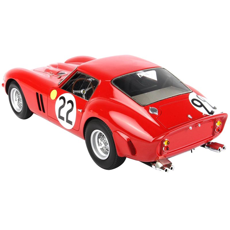 Ferrari 250 GTO #22  Dernier -  Blaton Rosso Corsa Red 3rd Place 24H Le Mans 1962 Ltd Ed 200 pcs 1/18 Diecast Model Car by BBR, 5 of 7