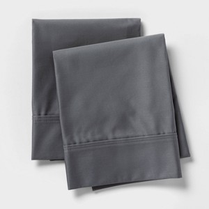 800 Thread Count Solid Pillowcase Set - Threshold™ - 1 of 2