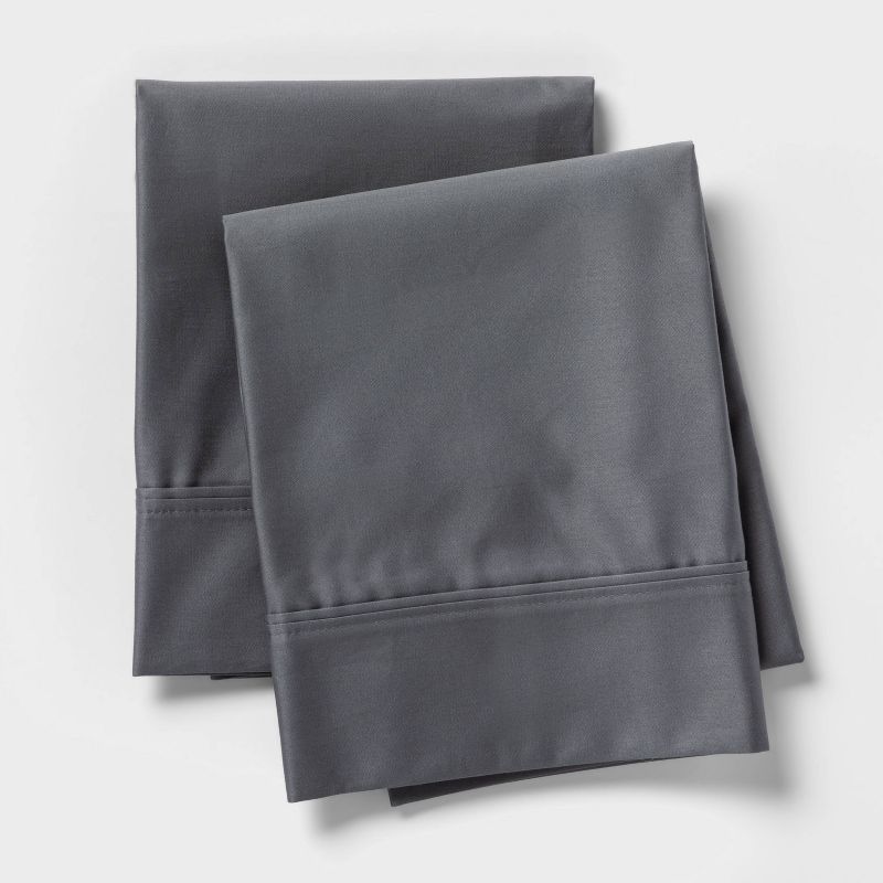 800 Thread Count Solid Performance Pillowcase Set - Threshold™, 1 of 4