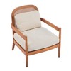 Grungis 26.6" Wide Accent Chair with Solid Wood Frame,Arm Chair with Rattan Backrest,Accent Chair for Bedroom,Reading Room,Office - 4 of 4
