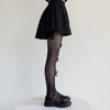 Anna-Kaci Women's 3-Piece Set Sheer Tights with Front Bow and Cutout Pattern Design - 3 of 4