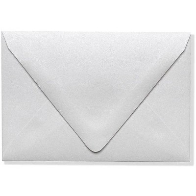 LUX A1 Contour Flap Envelopes 3 5/8 x 5 1/8 50/Box Crystal Metallic 1865-30-50