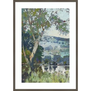 Amanti Art Lemon Landscape I by Susan Wilde Wood Framed Wall Art Print - 1 of 4