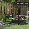 Gulches Garden Bridges: Elegant Metal & Wood Footbridges with Safety Siderails - 3 of 4