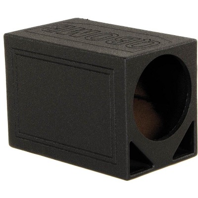 Q Power QBOMB12TB Single 12" Triangle Ported Subwoofer Box – Car Audio Enclosure