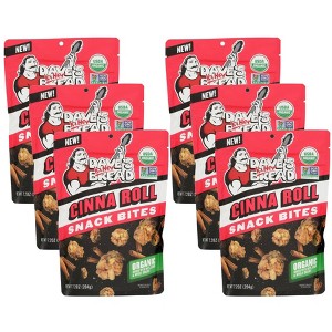 Daves Killer Bread Cinna Rolls Snack Bites- Case of 6/7.2 oz - 1 of 4