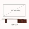 JVNOXK-(Expandable for 78.7- to 110-inch TVs) Modern TV Stand Entertainment Center with Storage Space Minimalist TV Stand for Living Room/Bedroom - 4 of 4