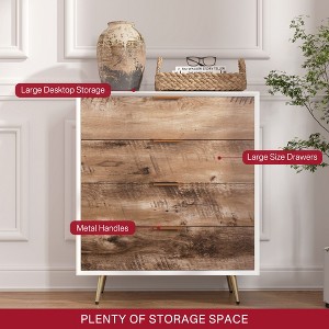 VANIRROR 4- Drawer Dresser & Chest Storage Organizer Unit Commode Bedroom Dresser - 1 of 4