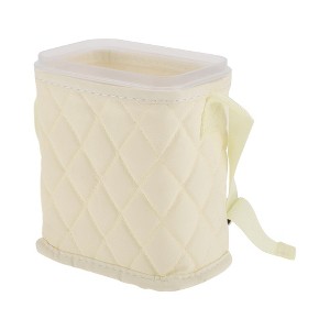 Unique Bargains Car Trash Can Portable and Hanging Front Rear Seat Back Trash Bin 1Pc - 1 of 4