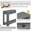 ORRD Rustic Chic Sofa Table with 4 Drawers & Bottom Shelf - 63" Entryway Console Table, Solid Wood, Farmhouse Hallway Storage（Blue） - 4 of 4
