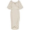 Women's Plus Size Claudine Print Dress - cream | CITY CHIC - 4 of 4
