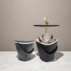 Maggift Ice Buckets, Design Fashion Insulated Ice Bucket with a Sealed Cover, Cooler Fast, for Outoor, Beach Use, Black, 14.69"*14.25"*14.69" - 4 of 4
